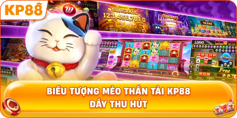Biểu Tượng Mèo Thần Tài KP88 đầy thu hút