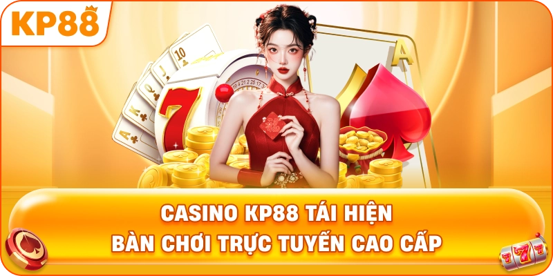 Casino KP88 tái hiện bàn chơi trực tuyến cao cấp